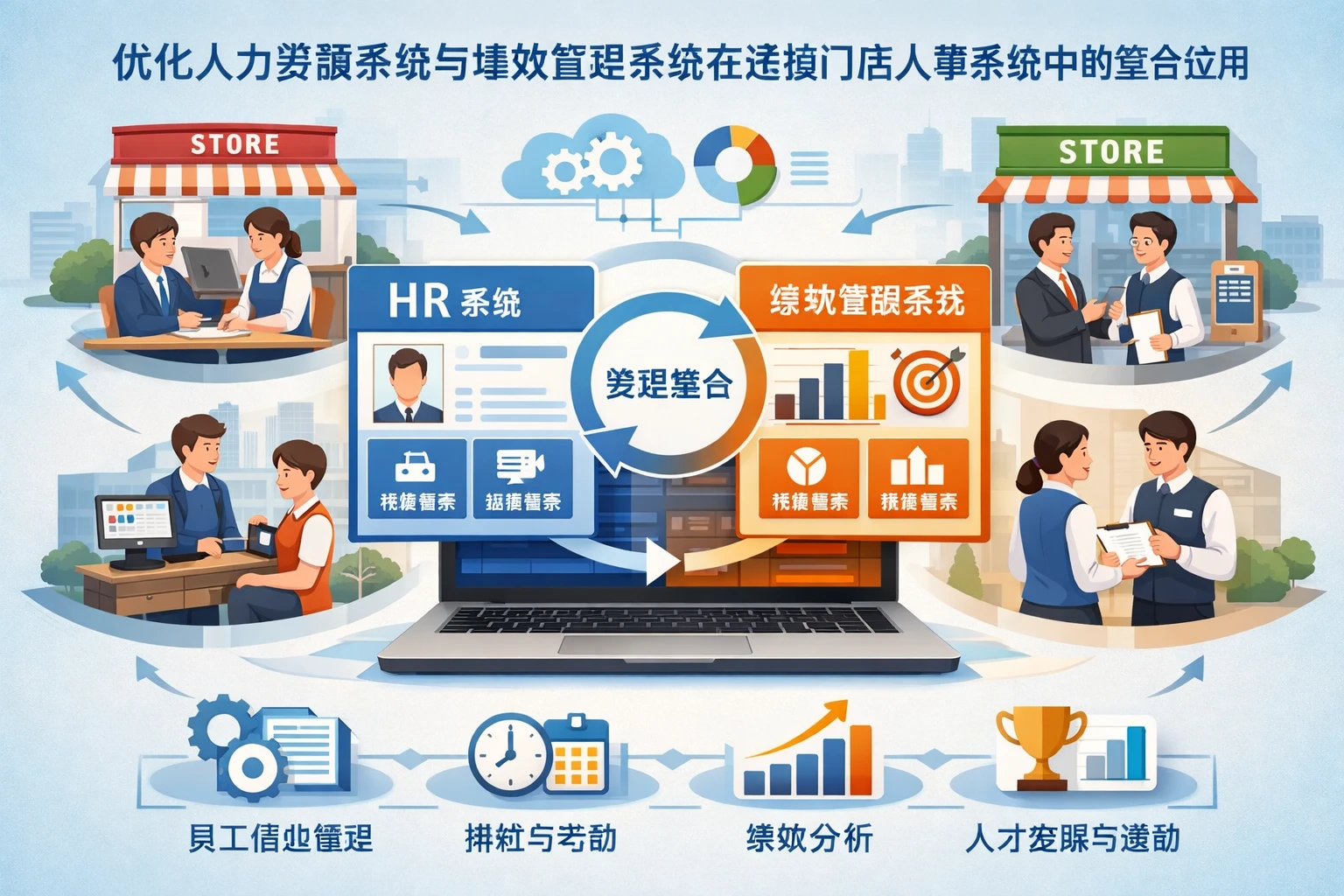 优化人力资源系统与绩效管理系统在连锁门店人事系统中的整合应用