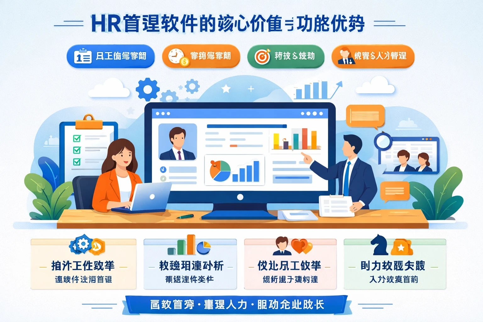 HR管理软件的核心价值与功能优势