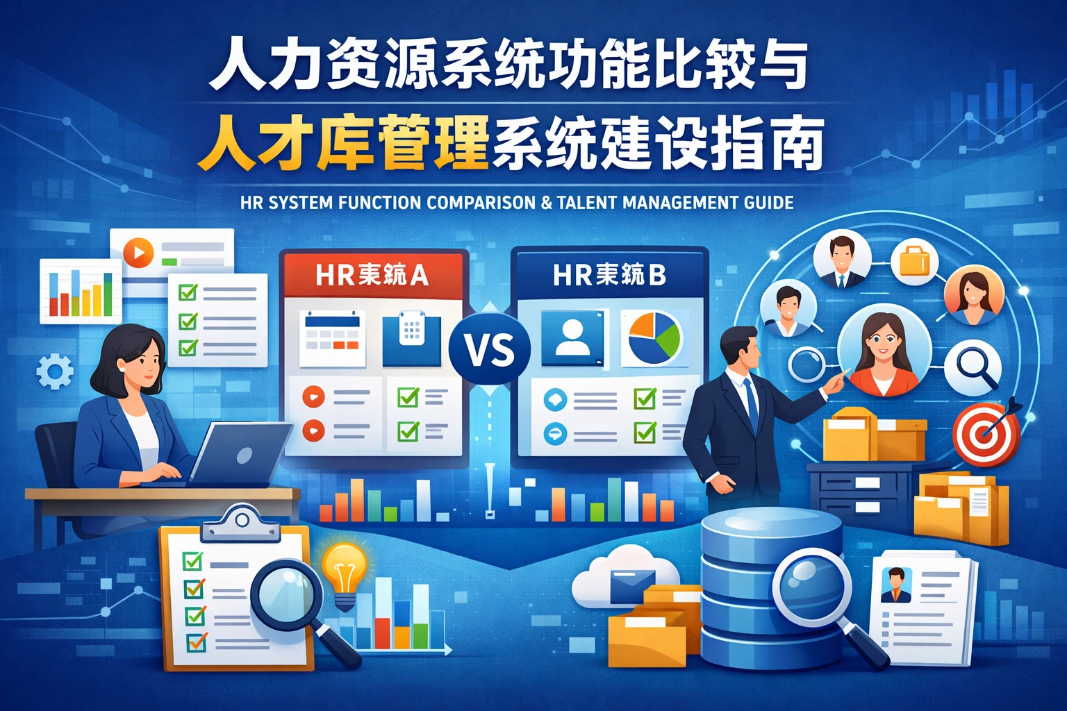 人力资源系统功能比较与人才库管理系统建设指南
