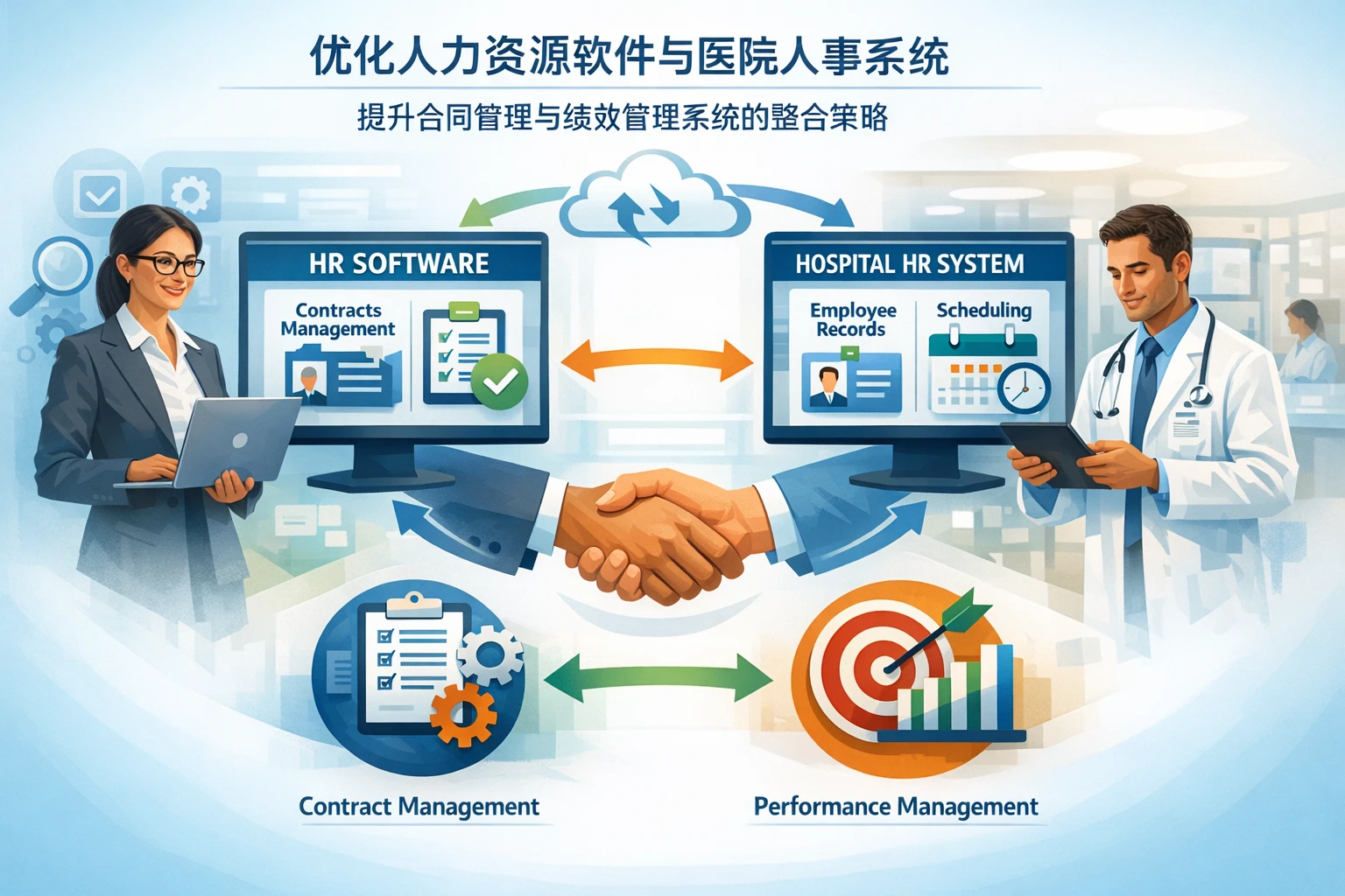 优化人力资源软件与医院人事系统：提升合同管理与绩效管理系统的整合策略