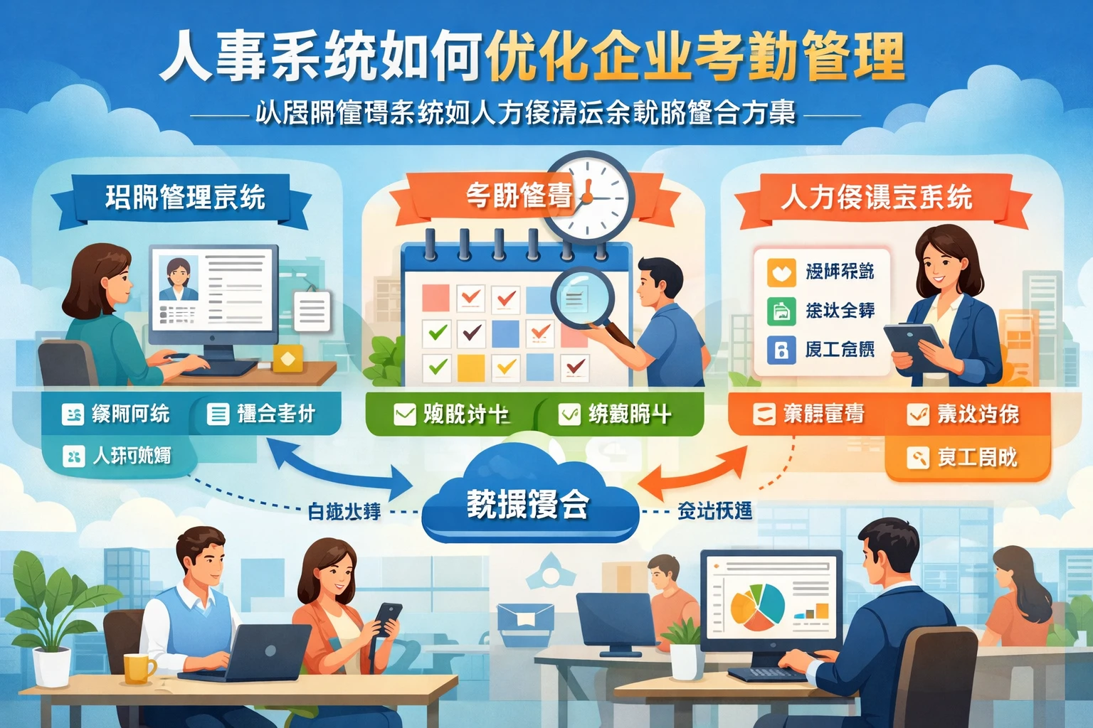 人事系统如何优化企业考勤管理——从招聘管理系统到人力资源云系统的整合方案