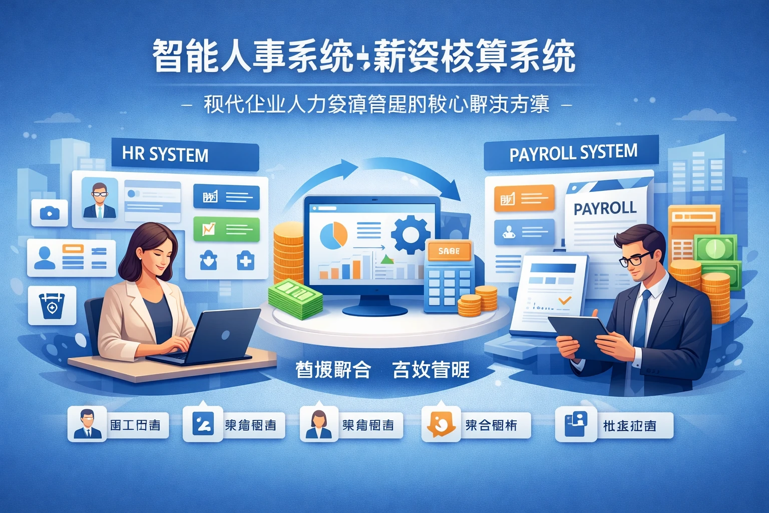 智能人事系统与薪资核算系统:现代企业人力资源管理的核心解决方案