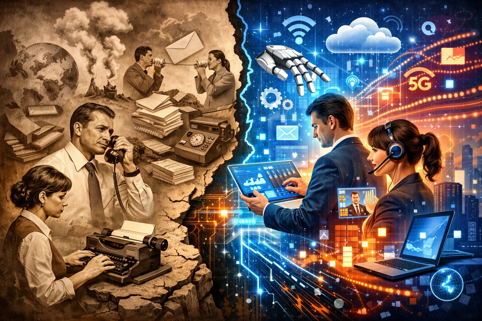 传统沟通方式的局限性与数字化转型的必然性