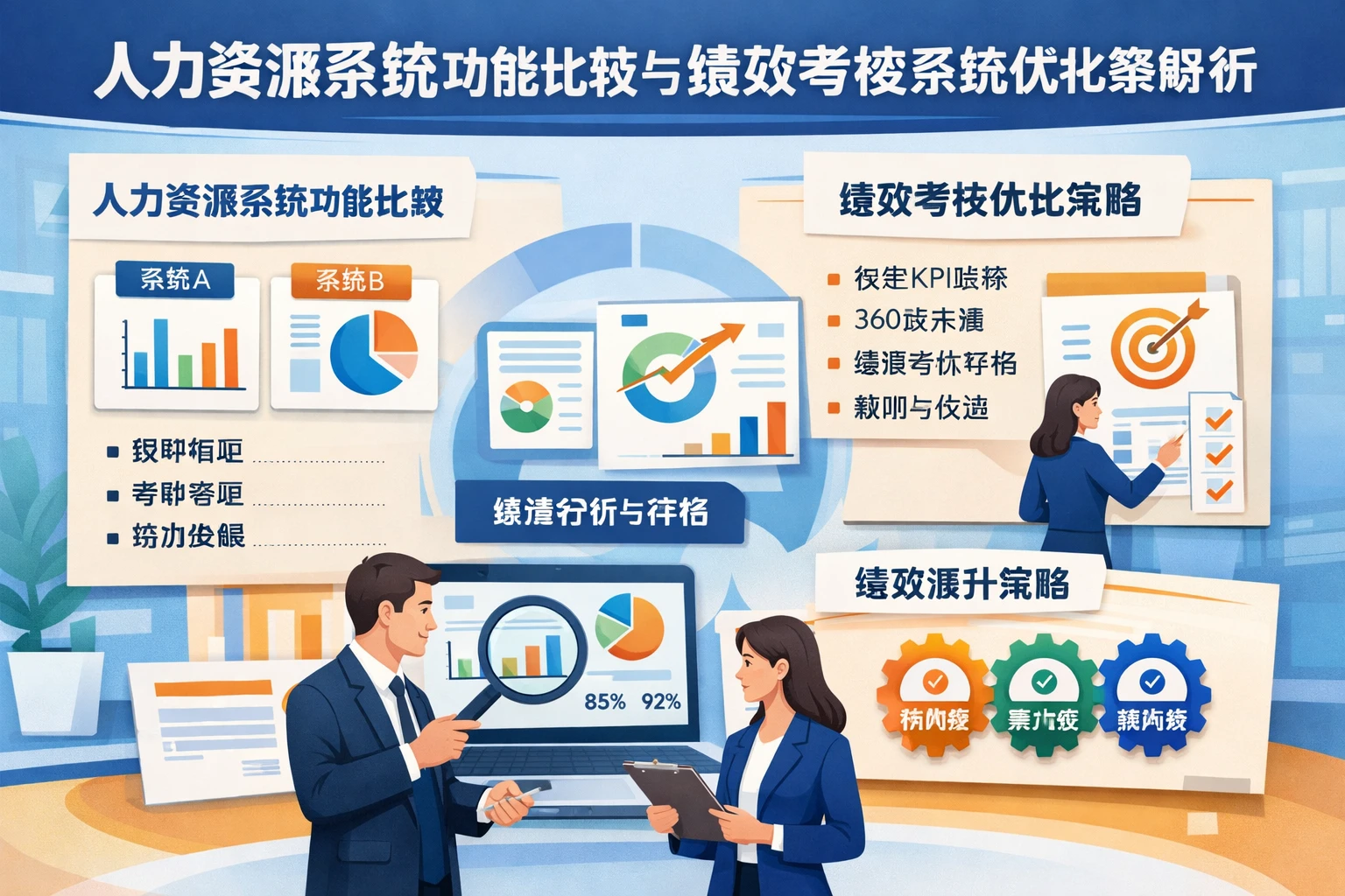 人力资源系统功能比较与绩效考核系统优化策略解析