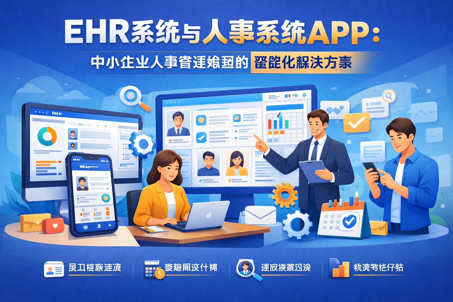 EHR系统与人事系统APP：中小企业人事管理难题的智能化解决方案