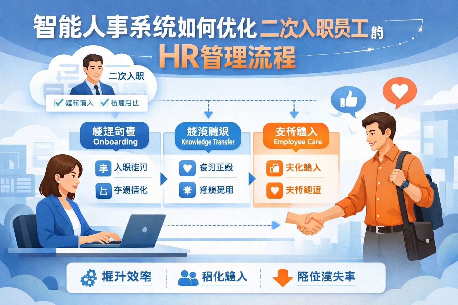智能人事系统如何优化二次入职员工的HR管理流程