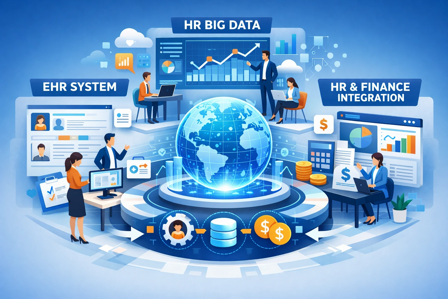 智能人事系统：EHR系统、人事大数据系统与人事财务一体化系统的整合应用