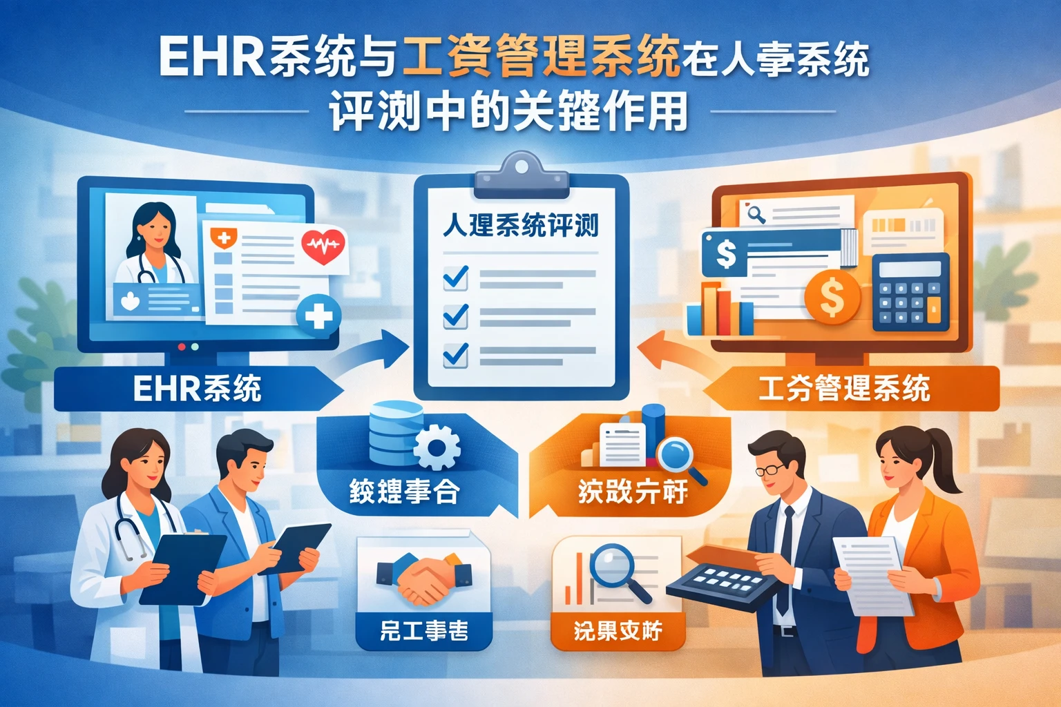 EHR系统与工资管理系统在人事系统评测中的关键作用
