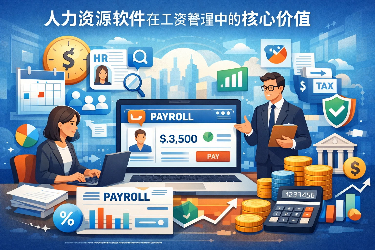 人力资源软件在工资管理中的核心价值