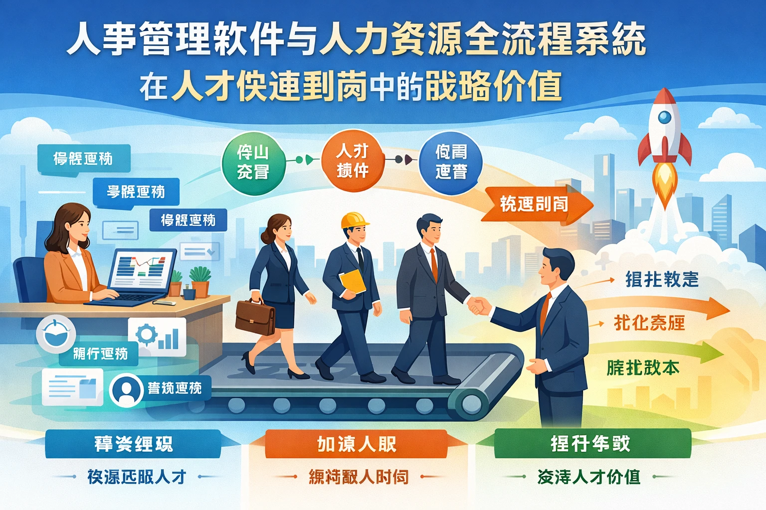 人事管理软件与人力资源全流程系统在人才快速到岗中的战略价值