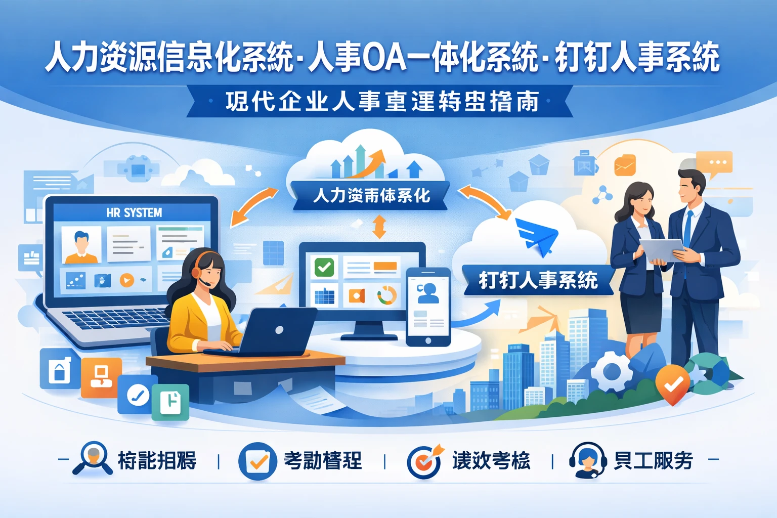 人力资源信息化系统、人事OA一体化系统与钉钉人事系统：现代企业人事管理转型指南
