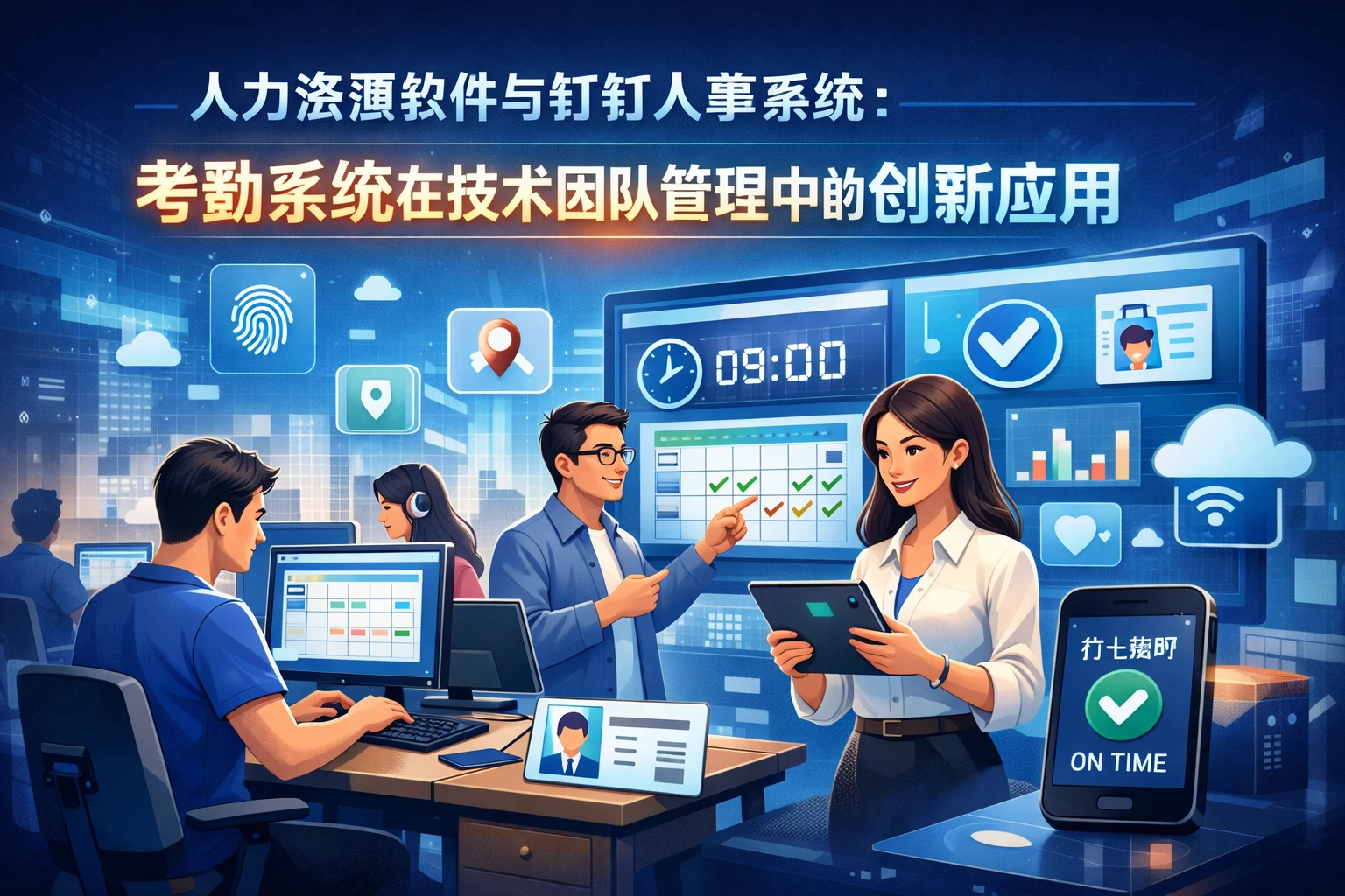 人力资源软件与钉钉人事系统：考勤系统在技术团队管理中的创新应用