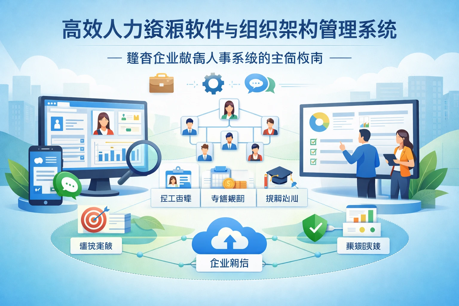 高效人力资源软件与组织架构管理系统:整合企业微信人事系统的全面指南