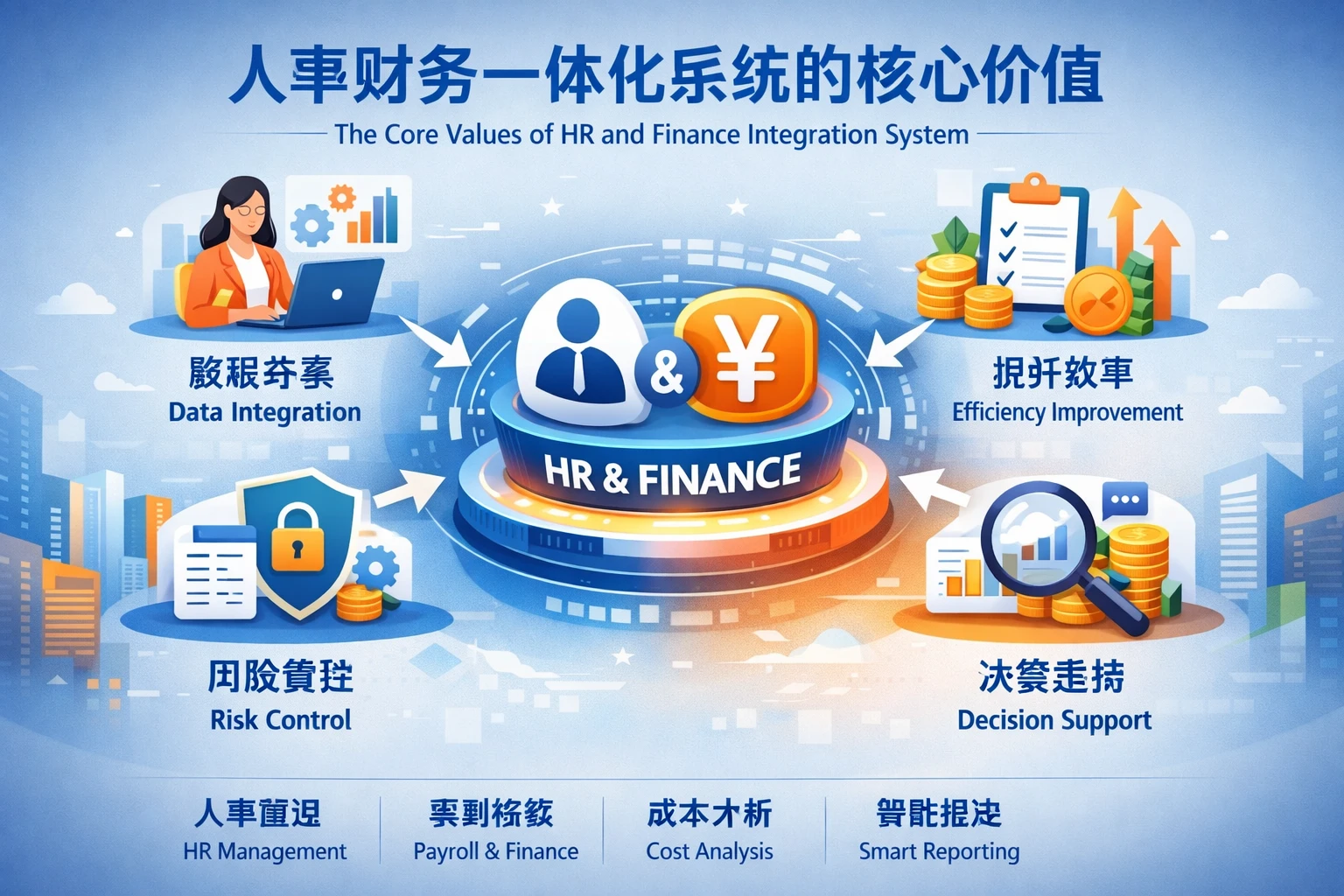 人事财务一体化系统的核心价值