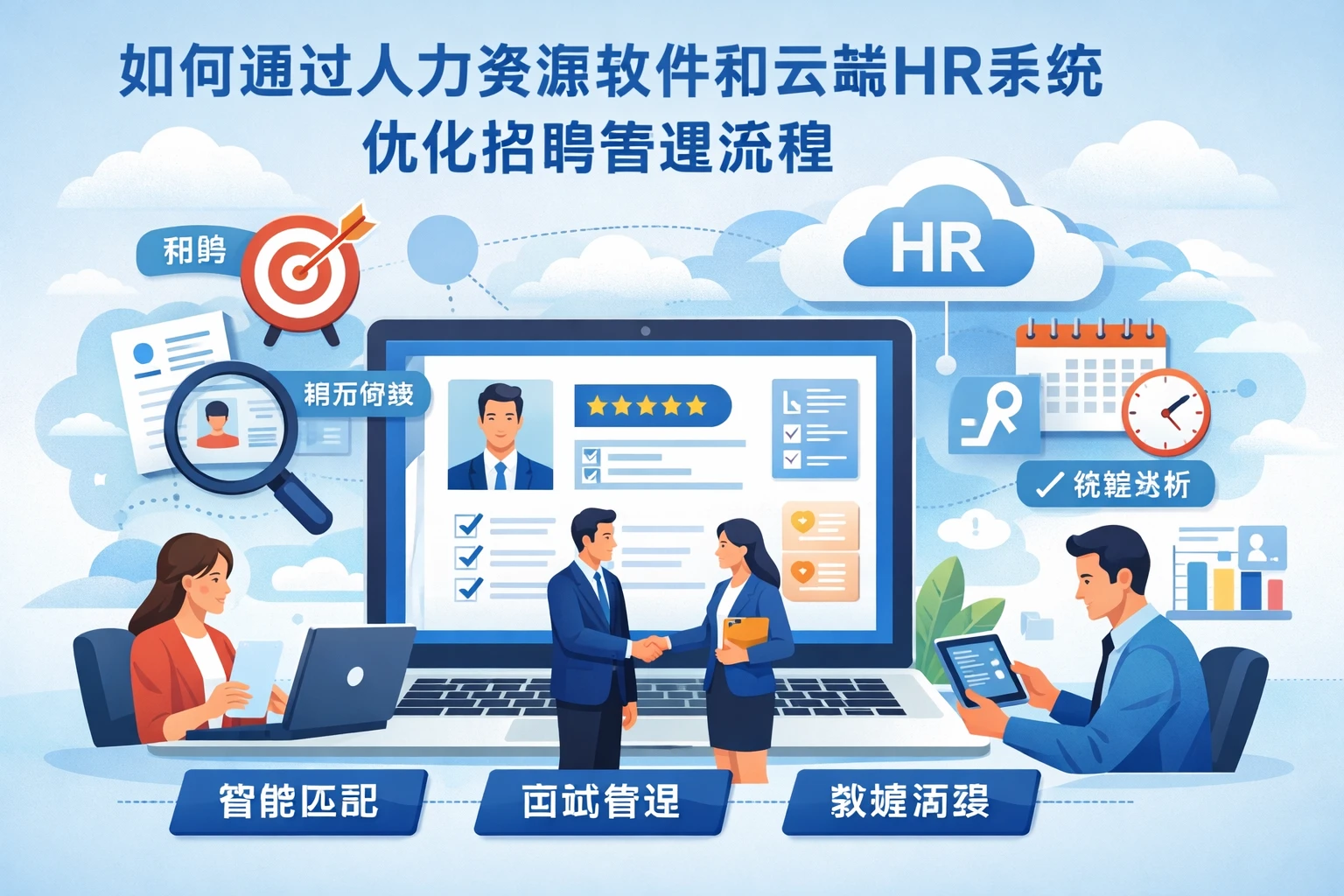 如何通过人力资源软件和云端HR系统优化招聘管理流程