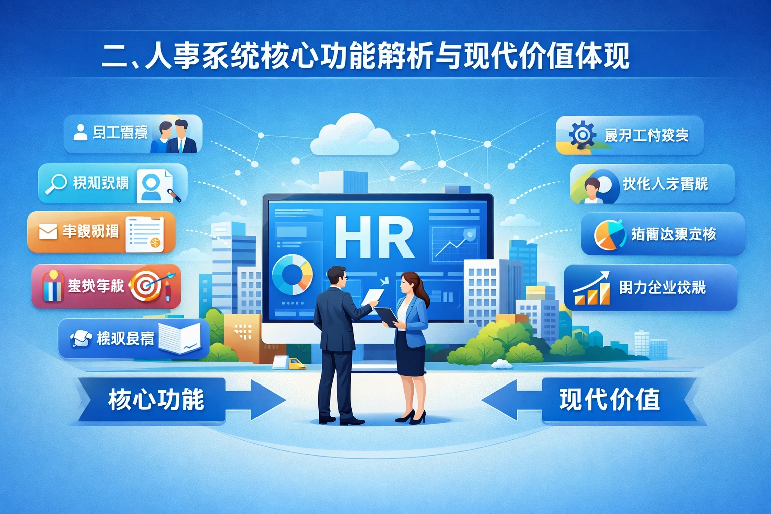 二、人事系统核心功能解析与现代价值体现