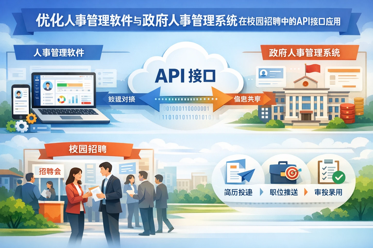 优化人事管理软件与政府人事管理系统在校园招聘中的API接口应用