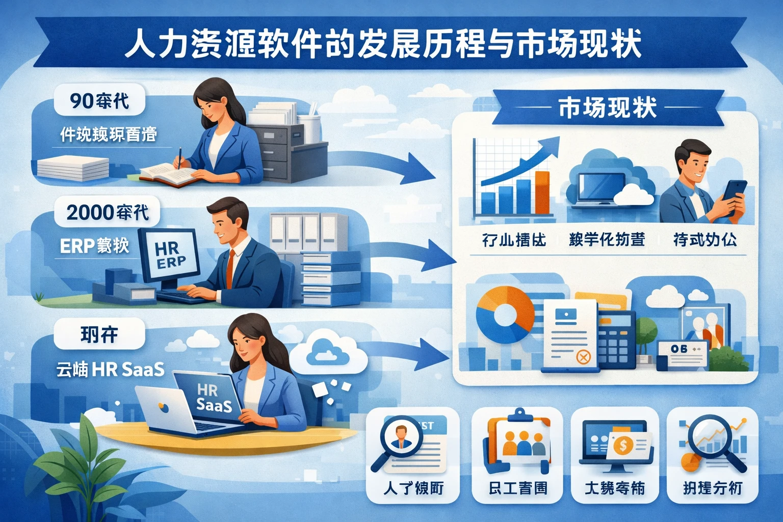 人力资源软件的发展历程与市场现状