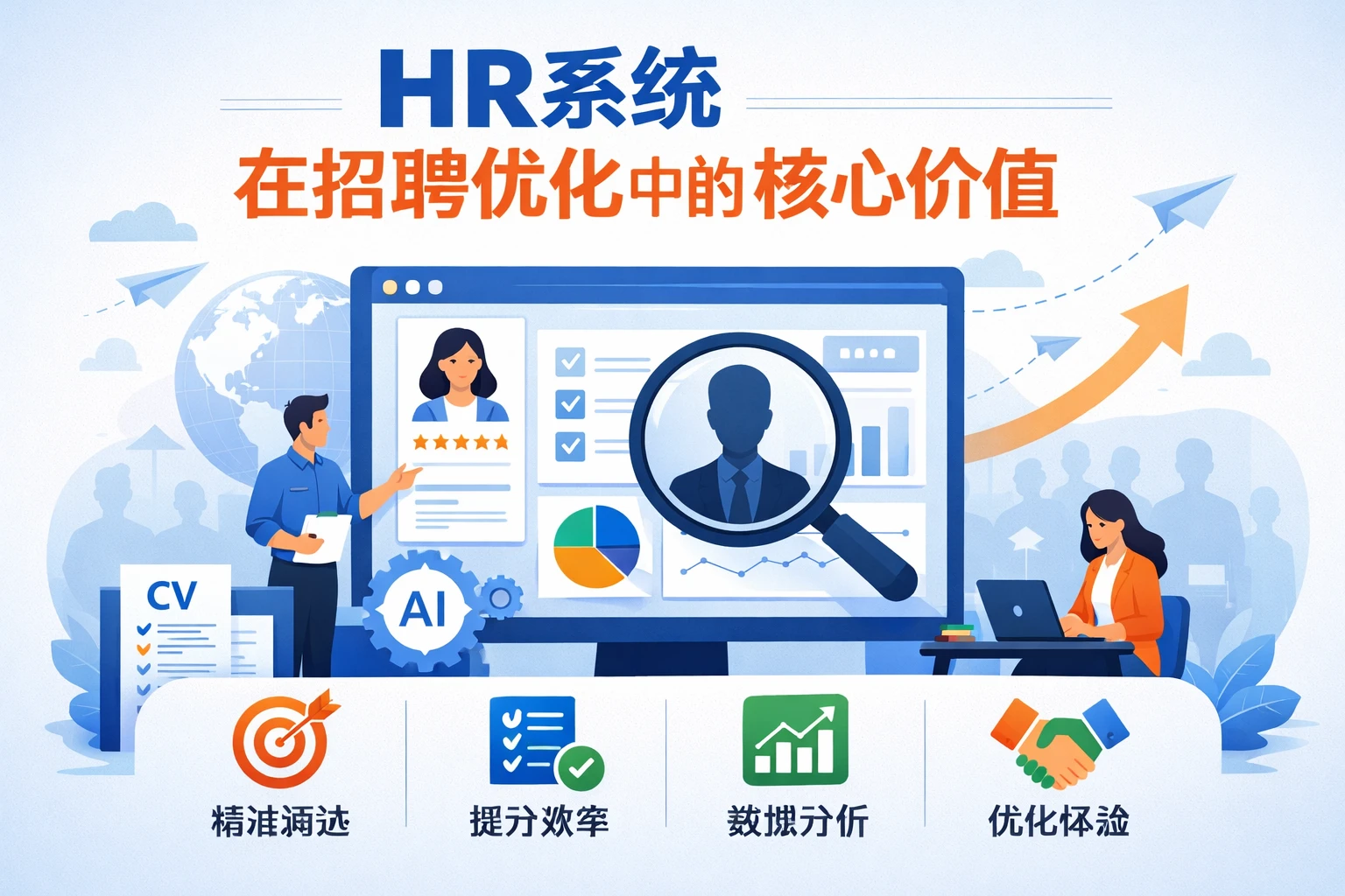 HR系统在招聘优化中的核心价值