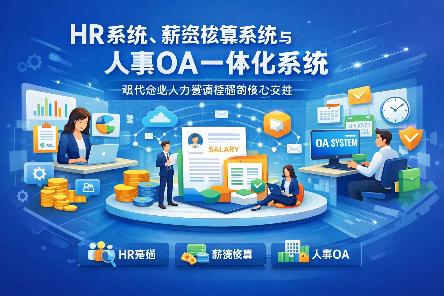 HR系统、薪资核算系统与人事OA一体化系统:现代企业人力资源管理的核心支柱