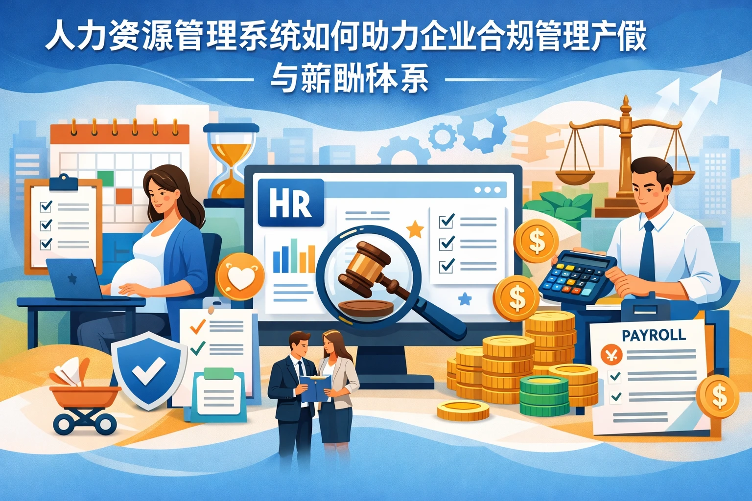 人力资源管理系统如何助力企业合规管理产假与薪酬体系