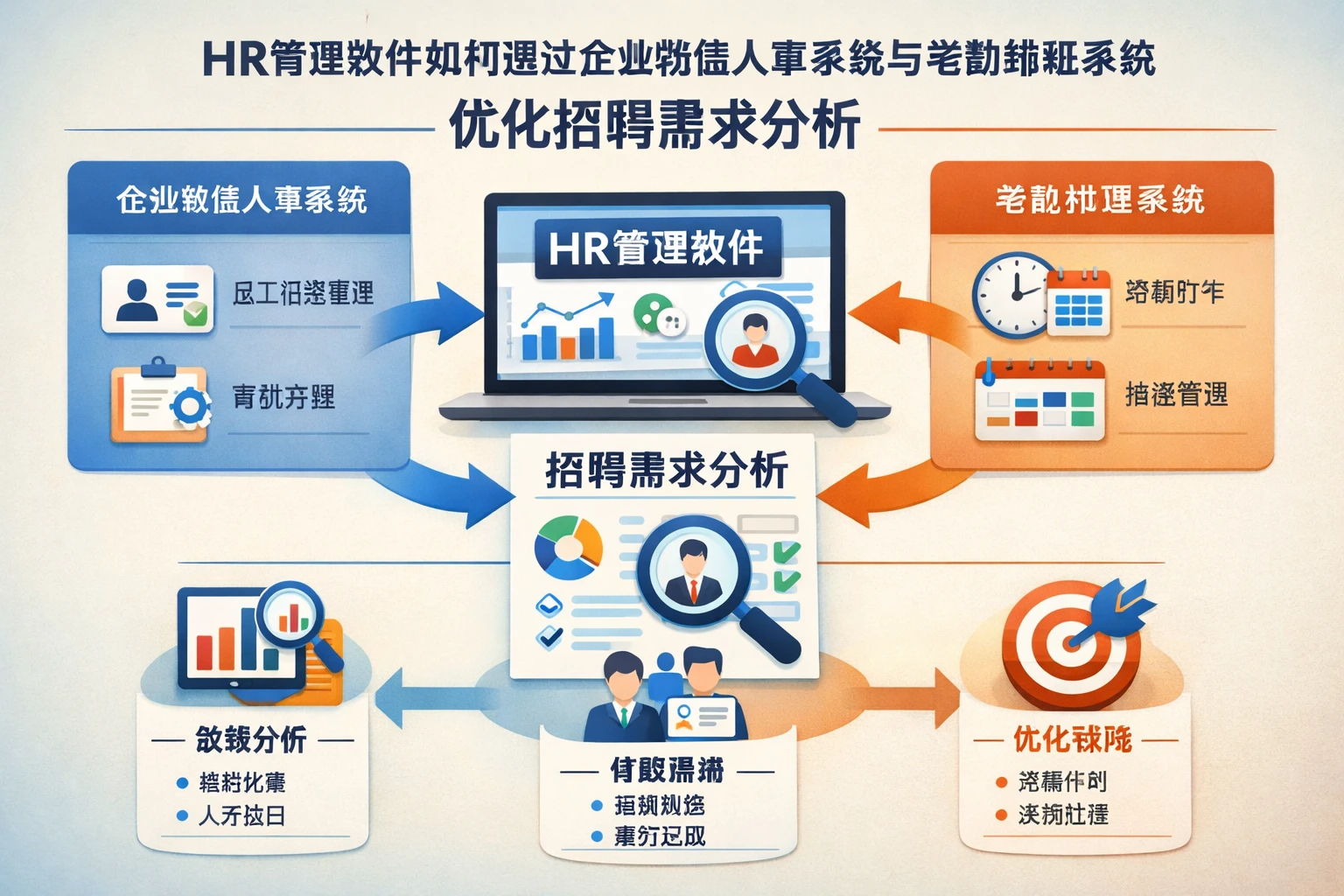 HR管理软件如何通过企业微信人事系统与考勤排班系统优化招聘需求分析