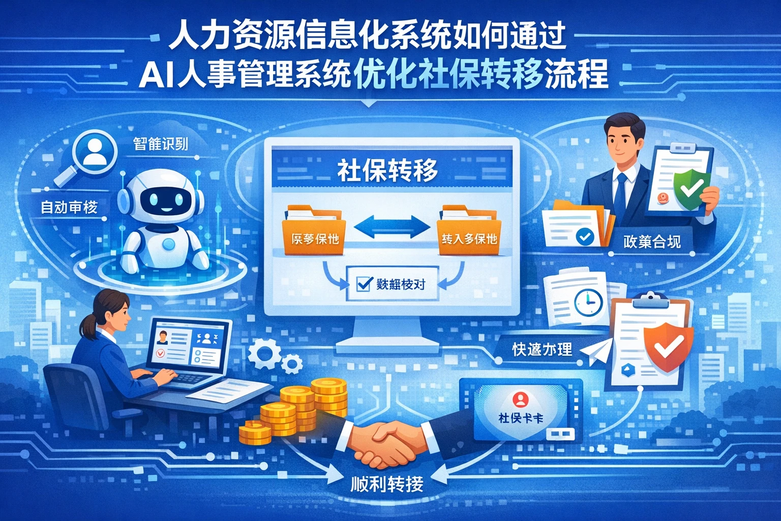 人力资源信息化系统如何通过AI人事管理系统优化社保转移流程
