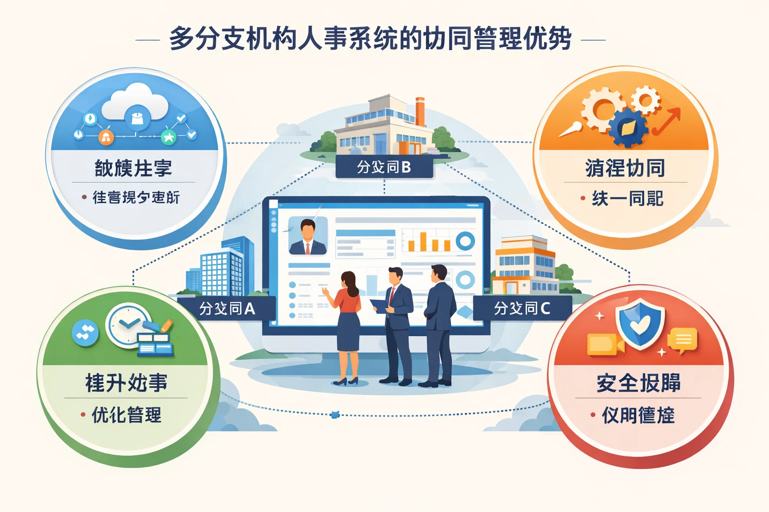 多分支机构人事系统的协同管理优势