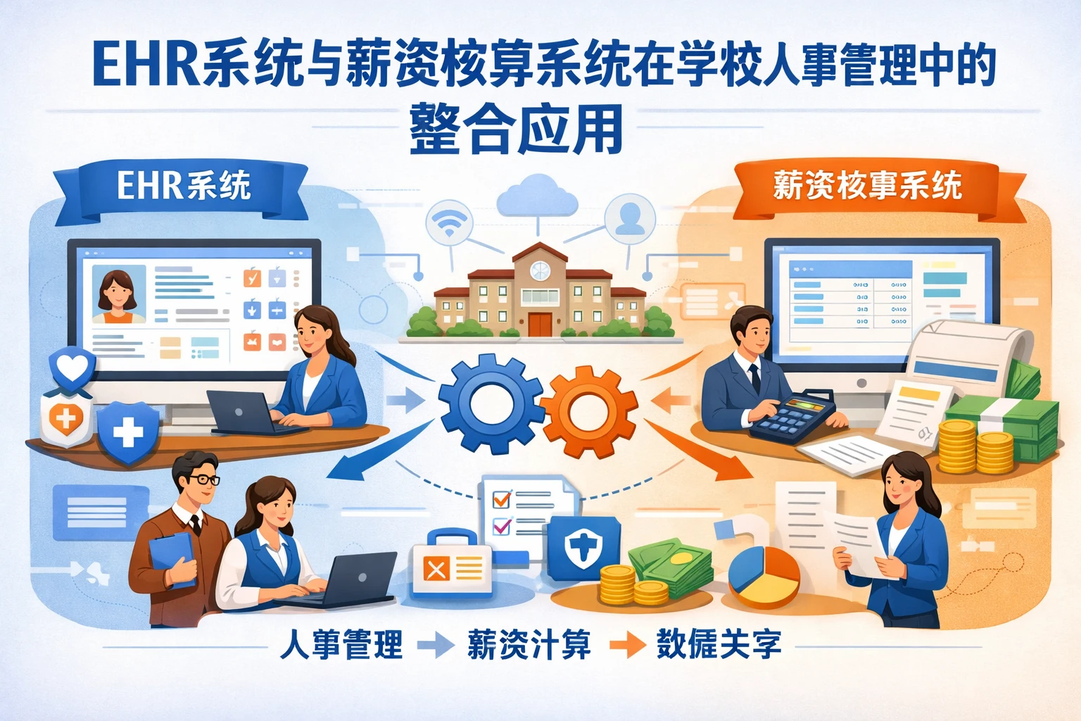 EHR系统与薪资核算系统在学校人事管理中的整合应用