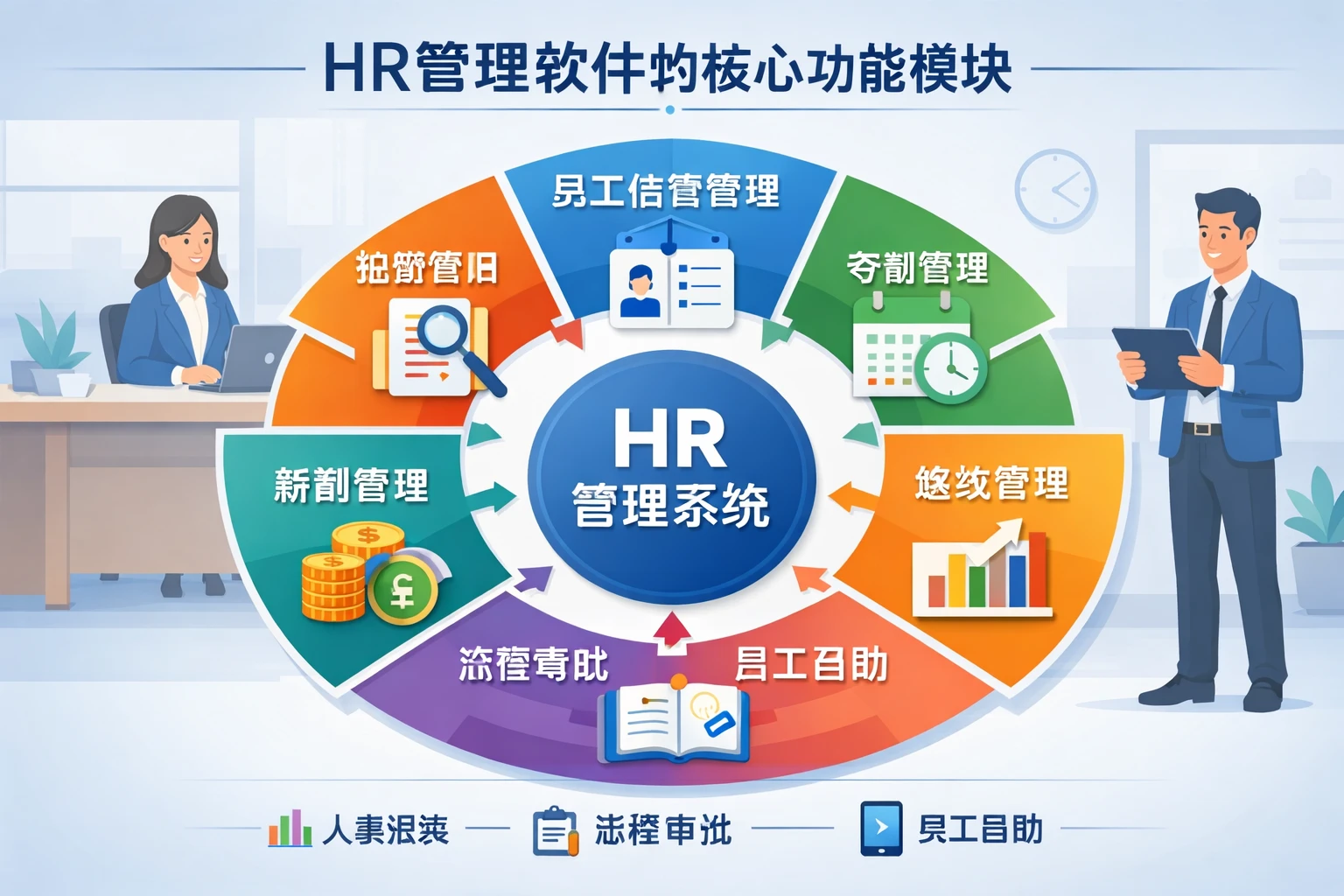 HR管理软件的核心功能模块