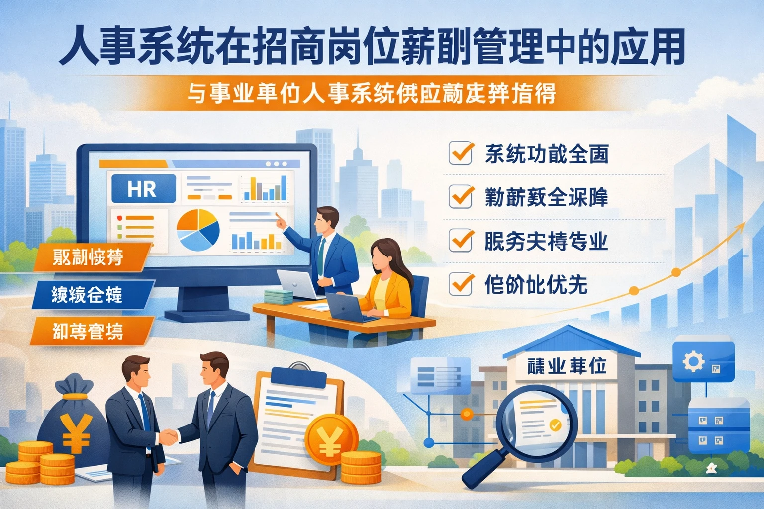 人事系统在招商岗位薪酬管理中的应用与事业单位人事系统供应商选择指南