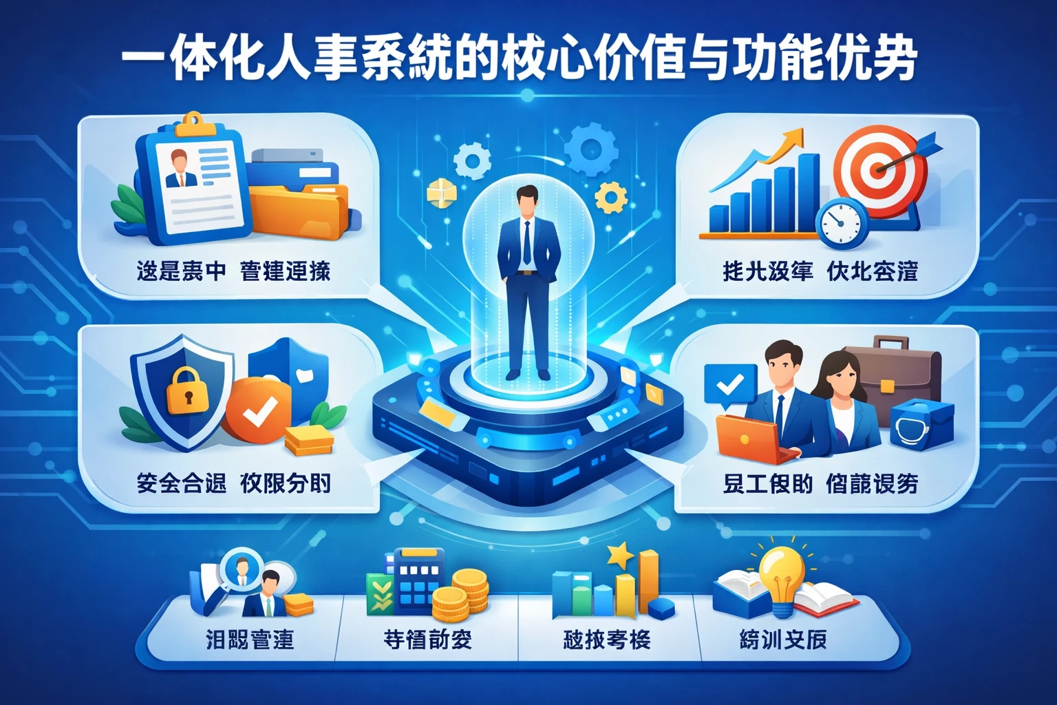 一体化人事系统的核心价值与功能优势