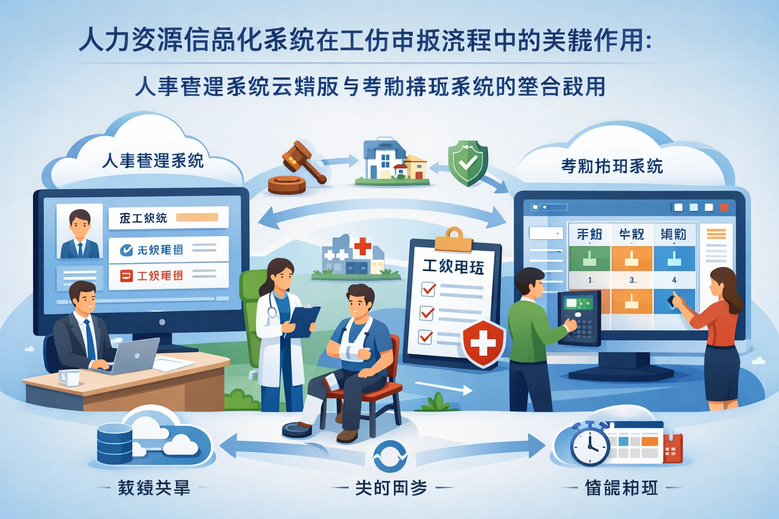 人力资源信息化系统在工伤申报流程中的关键作用：人事管理系统云端版与考勤排班系统的整合应用