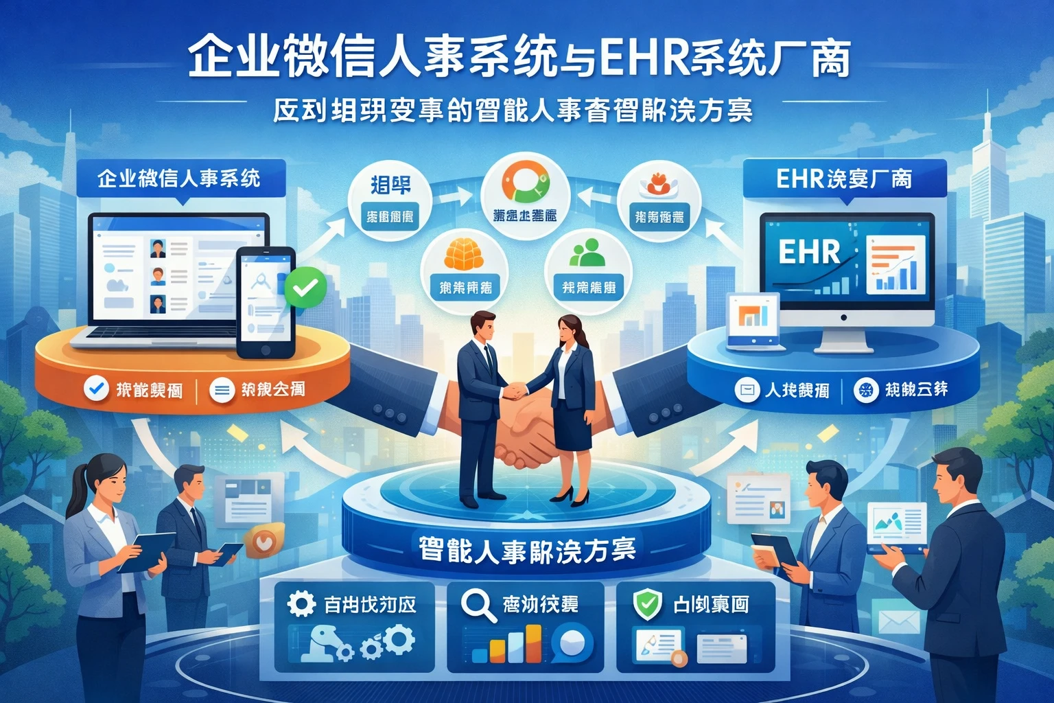 企业微信人事系统与EHR系统厂商：应对组织变革的智能人事管理解决方案