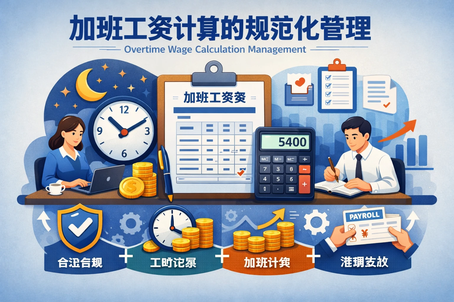 加班工资计算的规范化管理