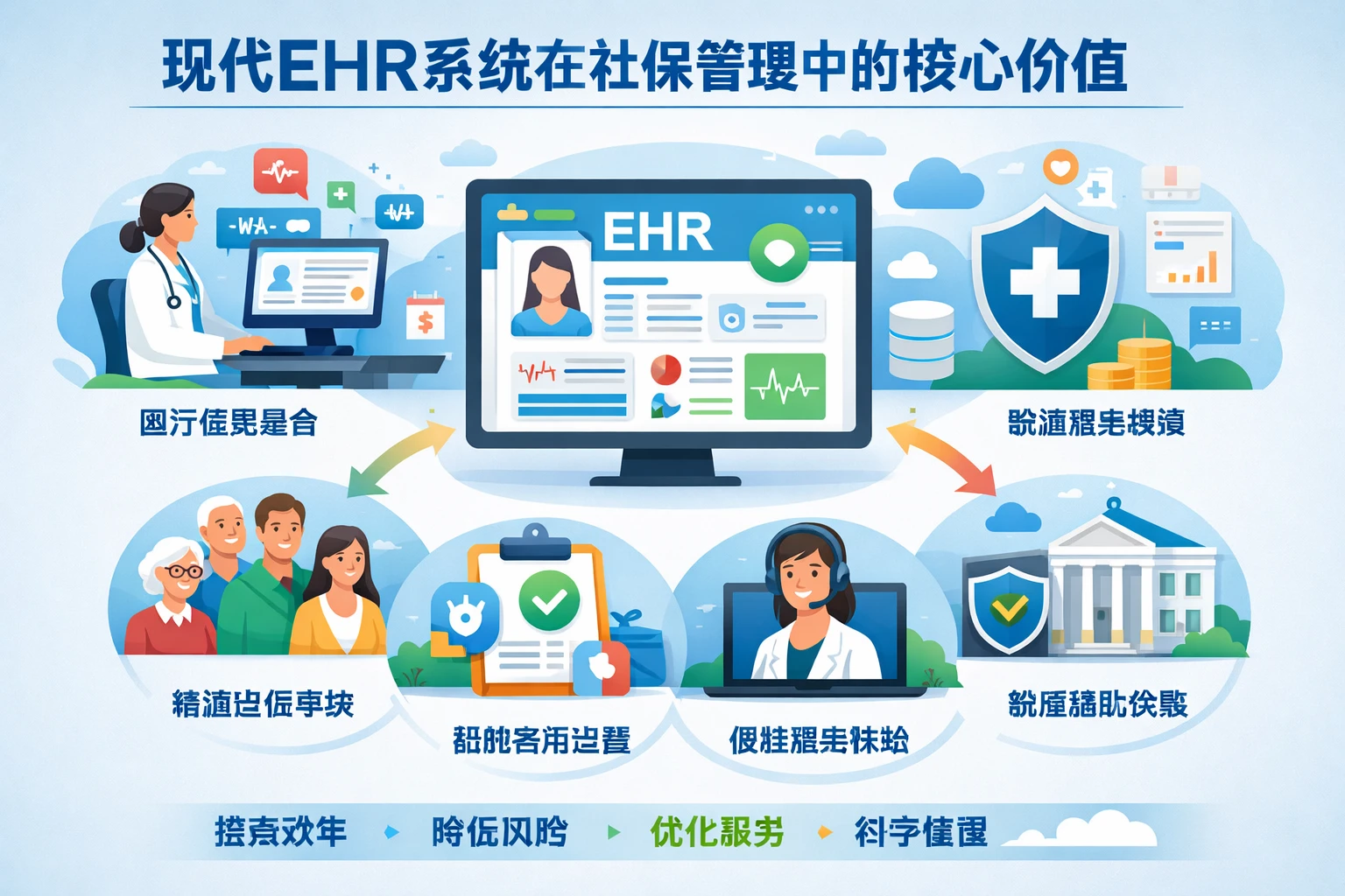 现代EHR系统在社保管理中的核心价值