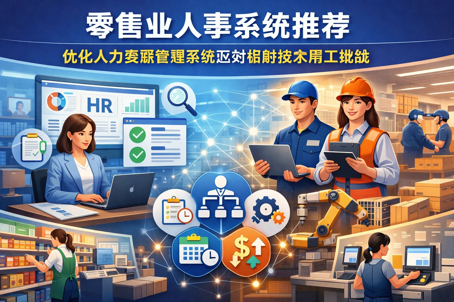 零售业人事系统推荐：优化人力资源管理系统应对临时技术用工挑战