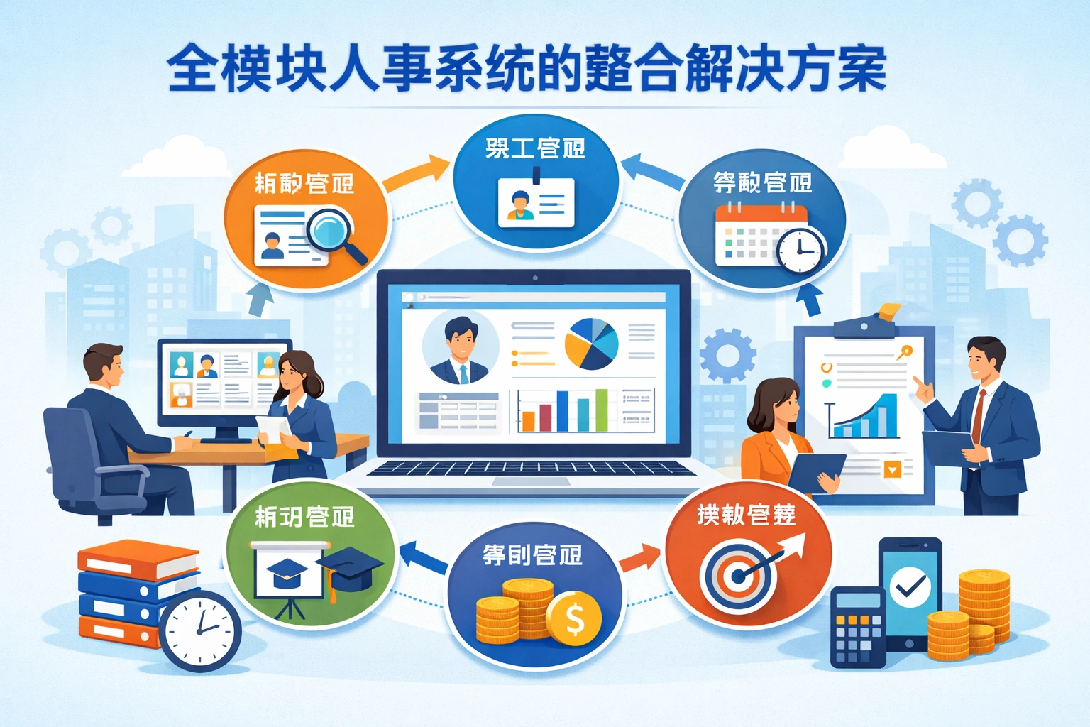 全模块人事系统的整合解决方案