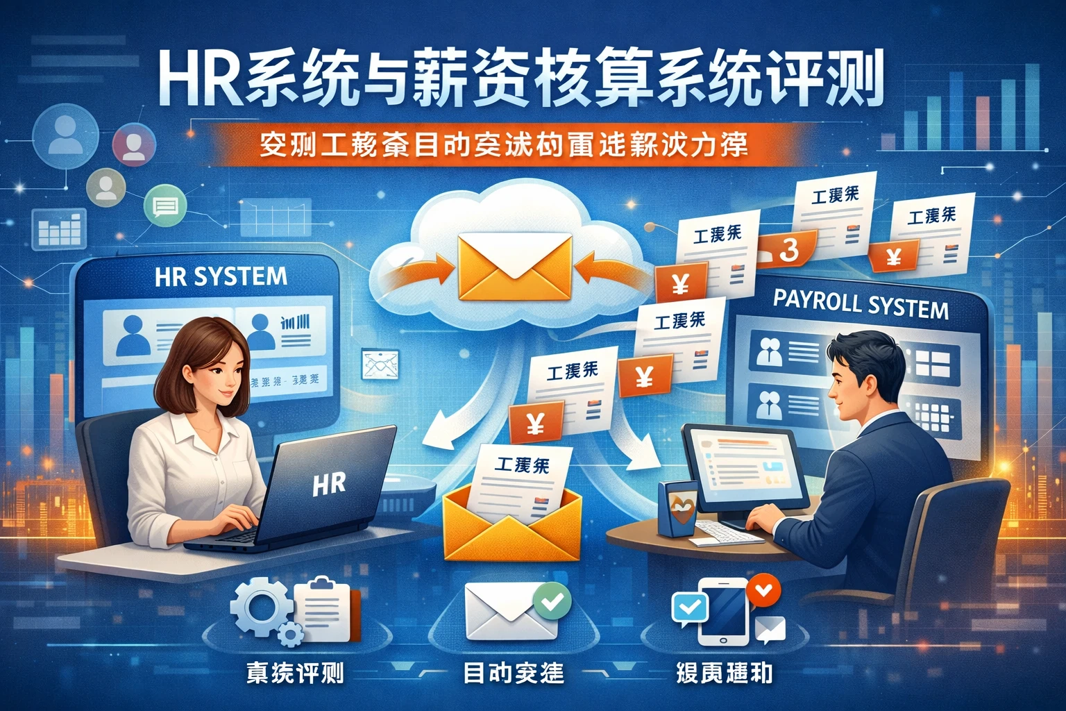 HR系统与薪资核算系统评测：实现工资条自动发送的智能解决方案