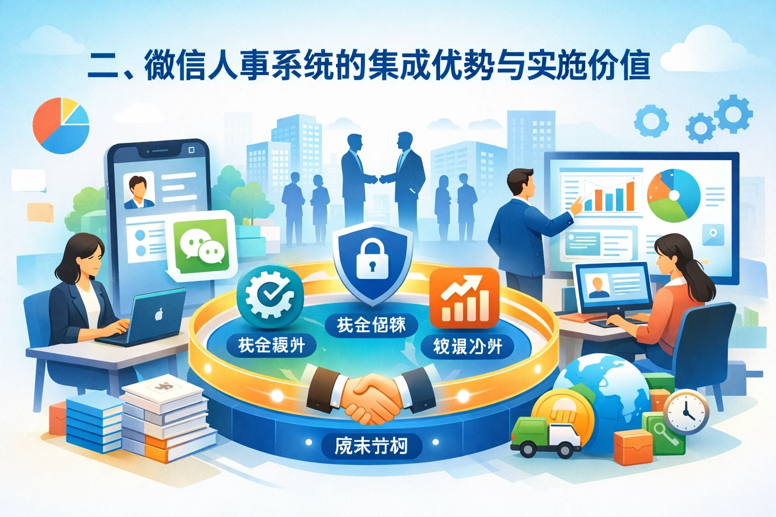 二、微信人事系统的集成优势与实施价值