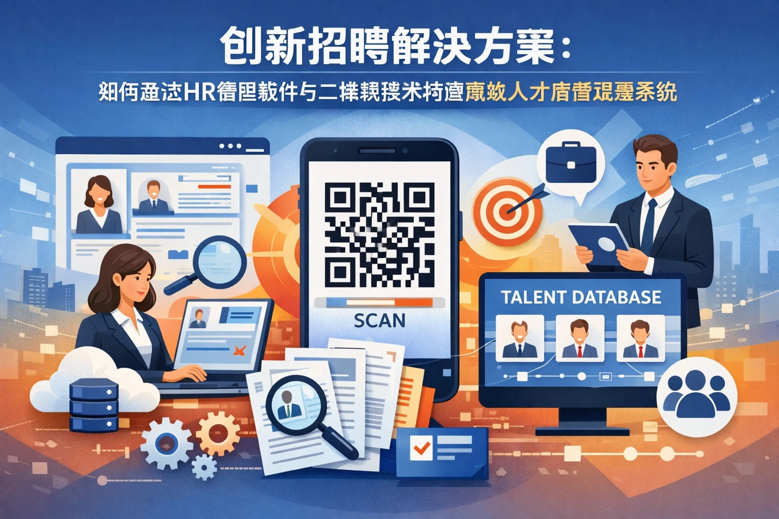 创新招聘解决方案：如何通过HR管理软件与二维码技术构建高效人才库管理系统