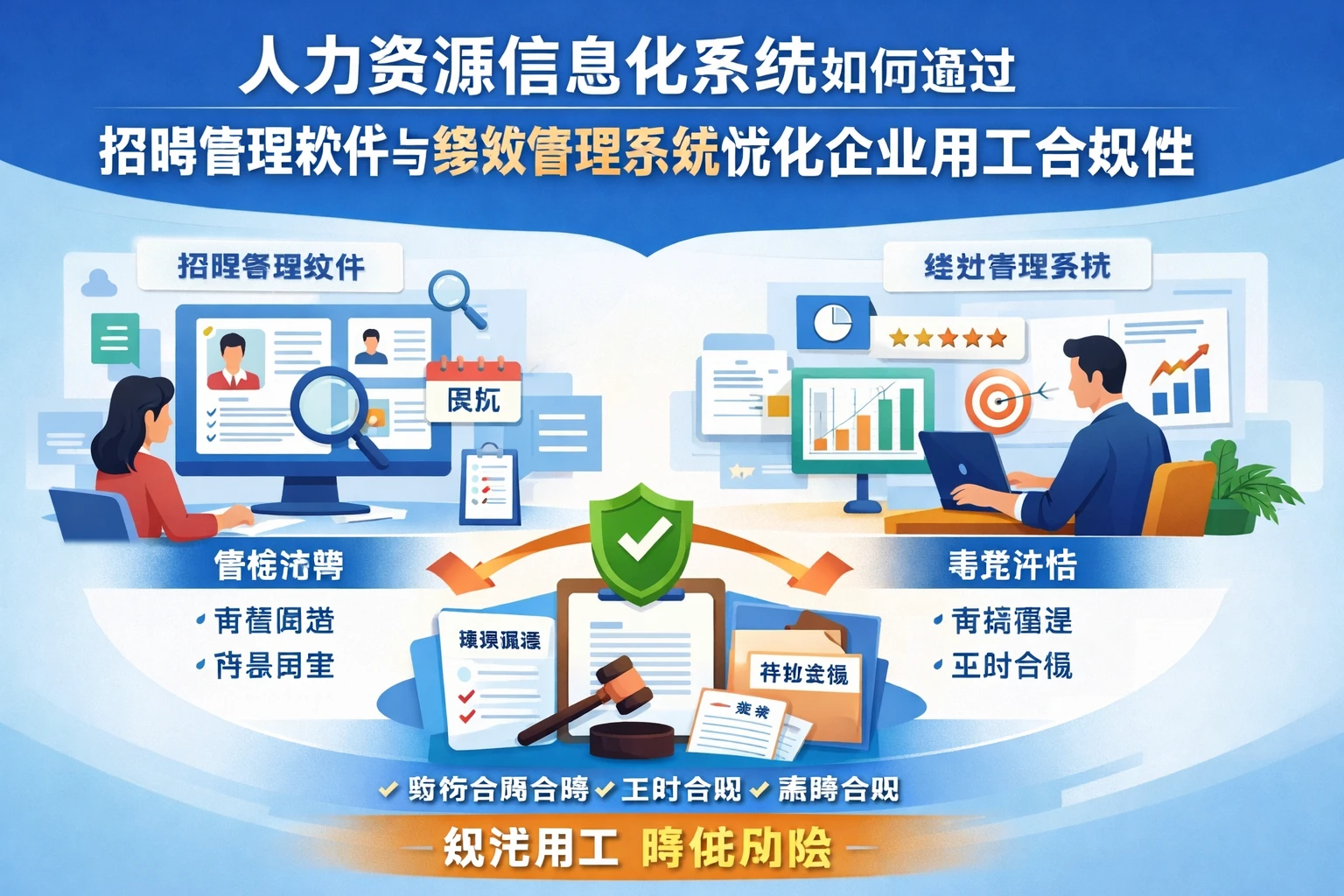 人力资源信息化系统如何通过招聘管理软件与绩效管理系统优化企业用工合规性