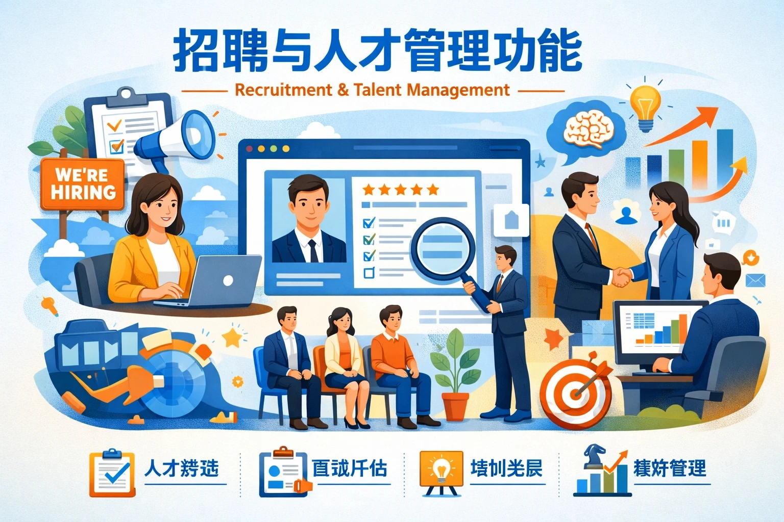 招聘与人才管理功能