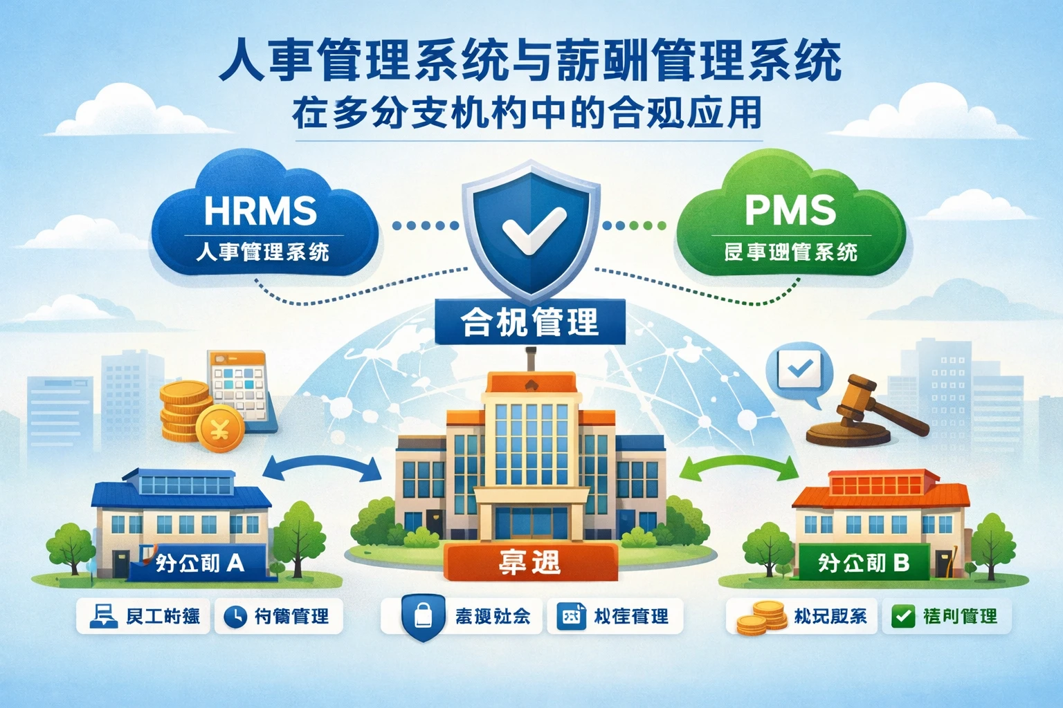 人事管理系统与薪酬管理系统在多分支机构中的合规应用