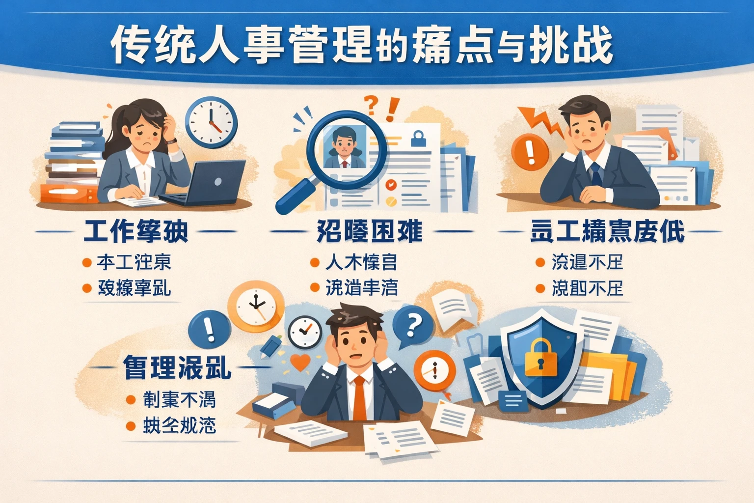 传统人事管理的痛点与挑战