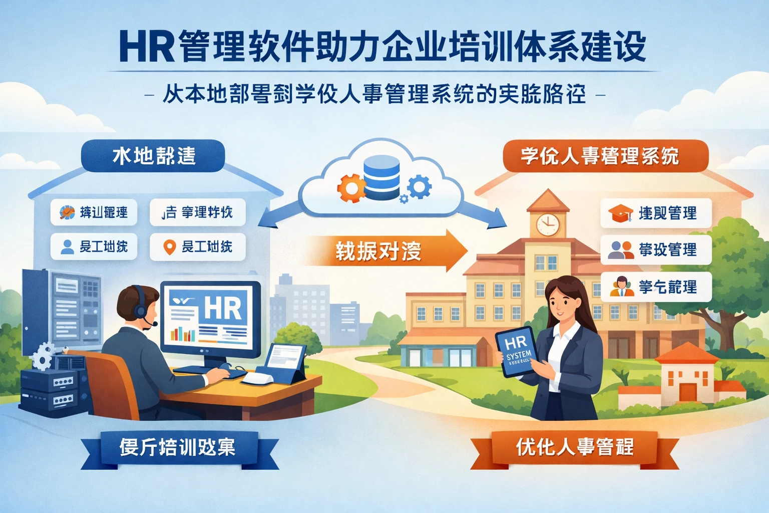 HR管理软件助力企业培训体系建设：从本地部署到学校人事管理系统的实践路径