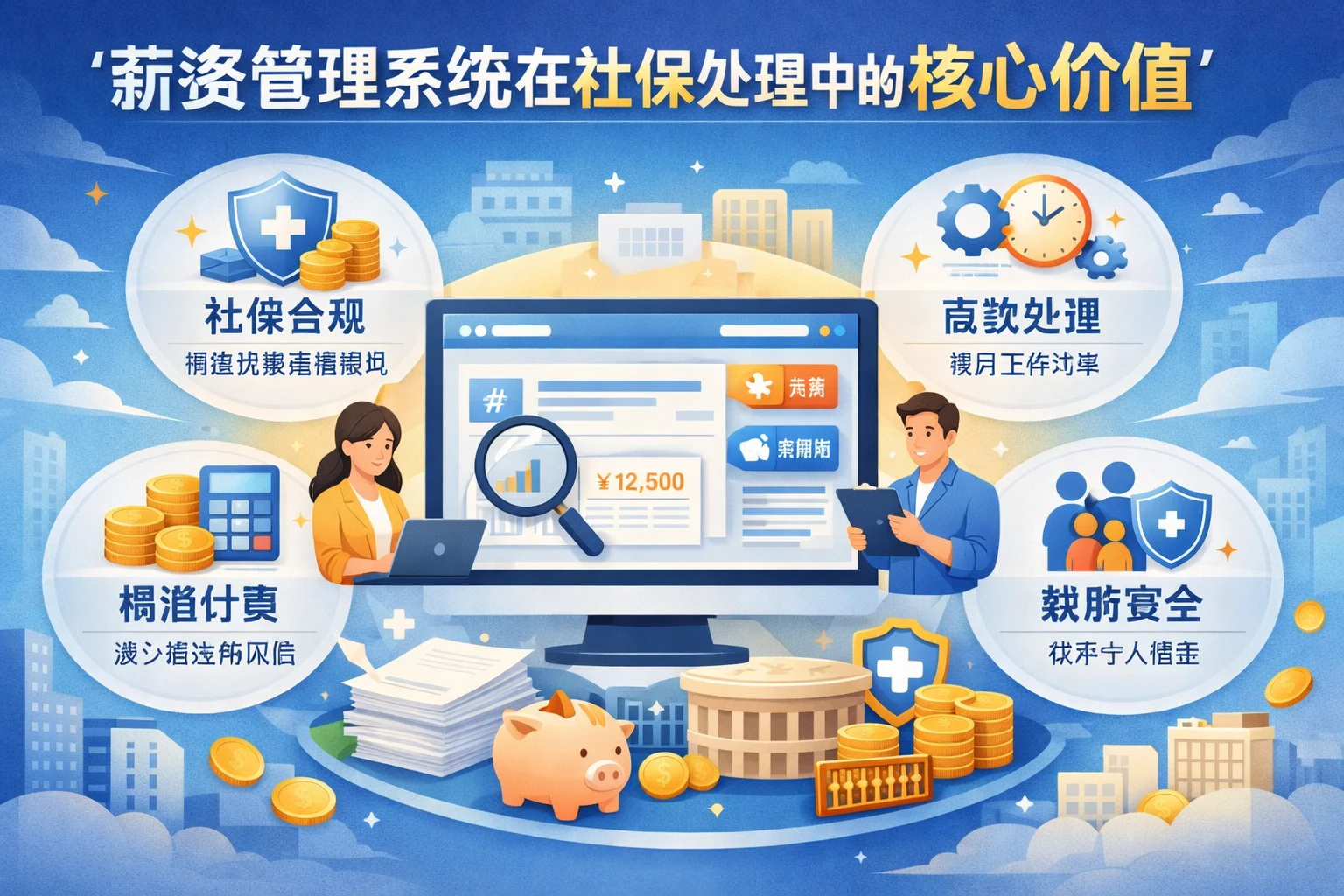 薪资管理系统在社保处理中的核心价值
