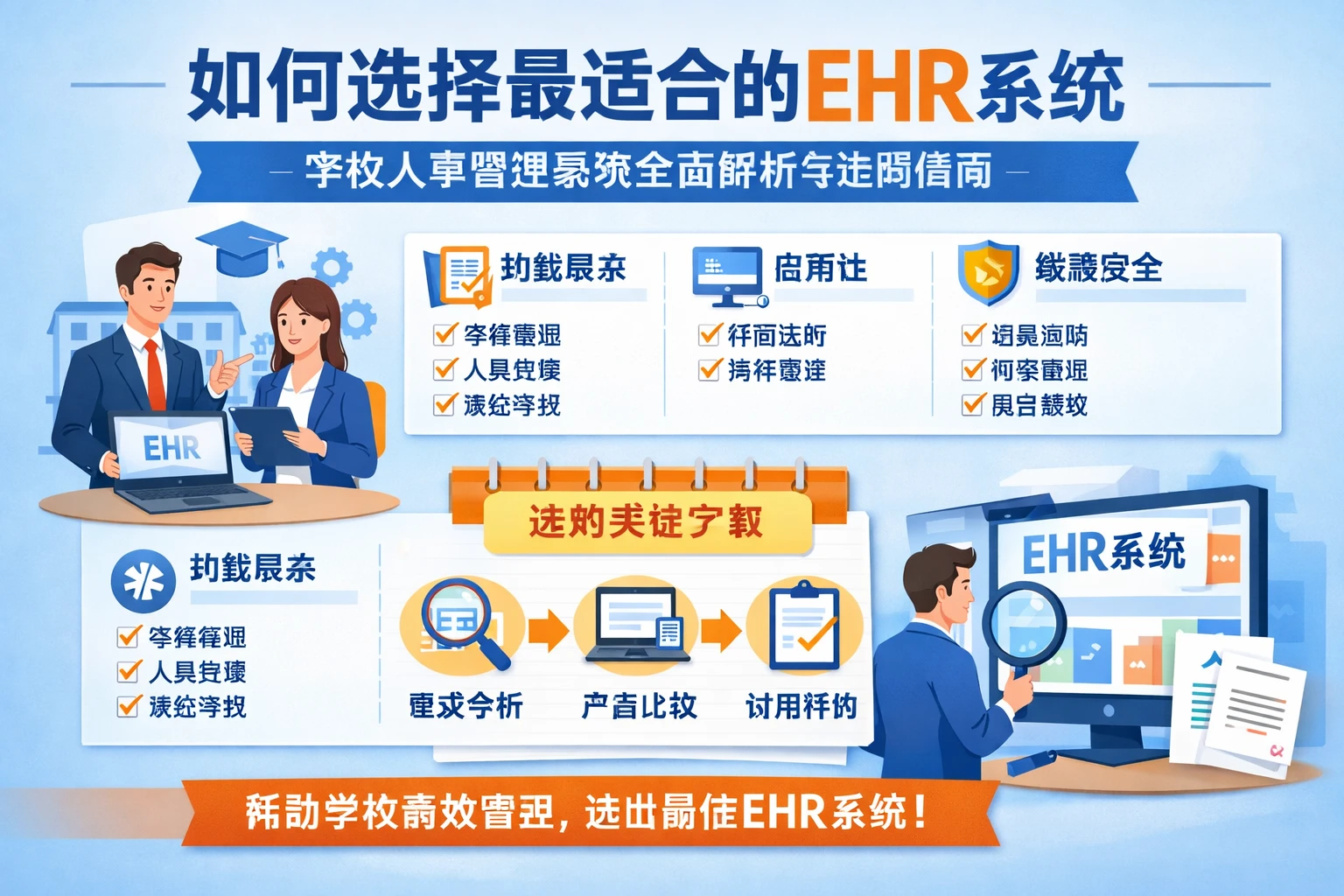 如何选择最适合的ehr系统:学校人事管理系统全面解析与选购指南
