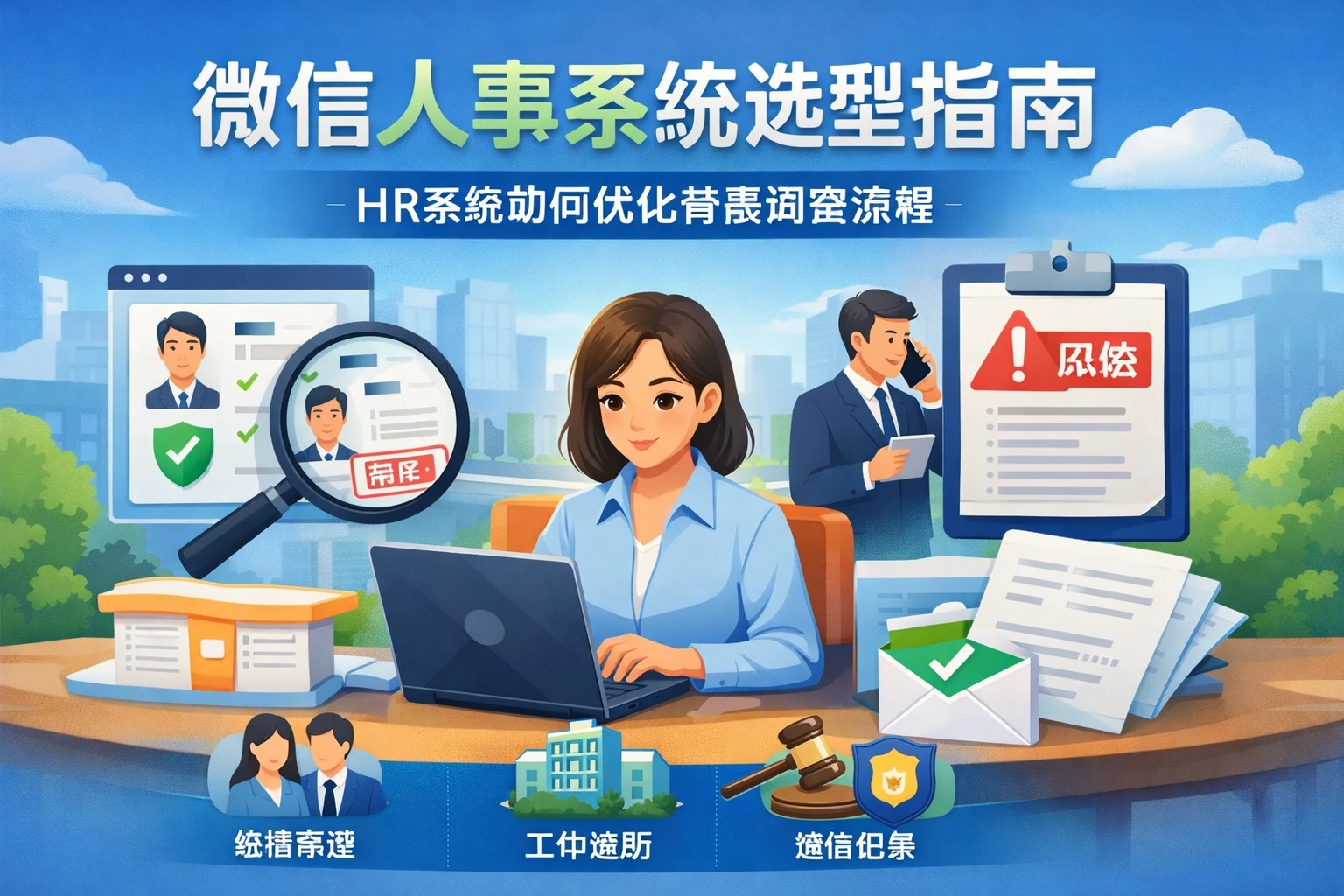 微信人事系统选型指南：HR系统如何优化背景调查流程
