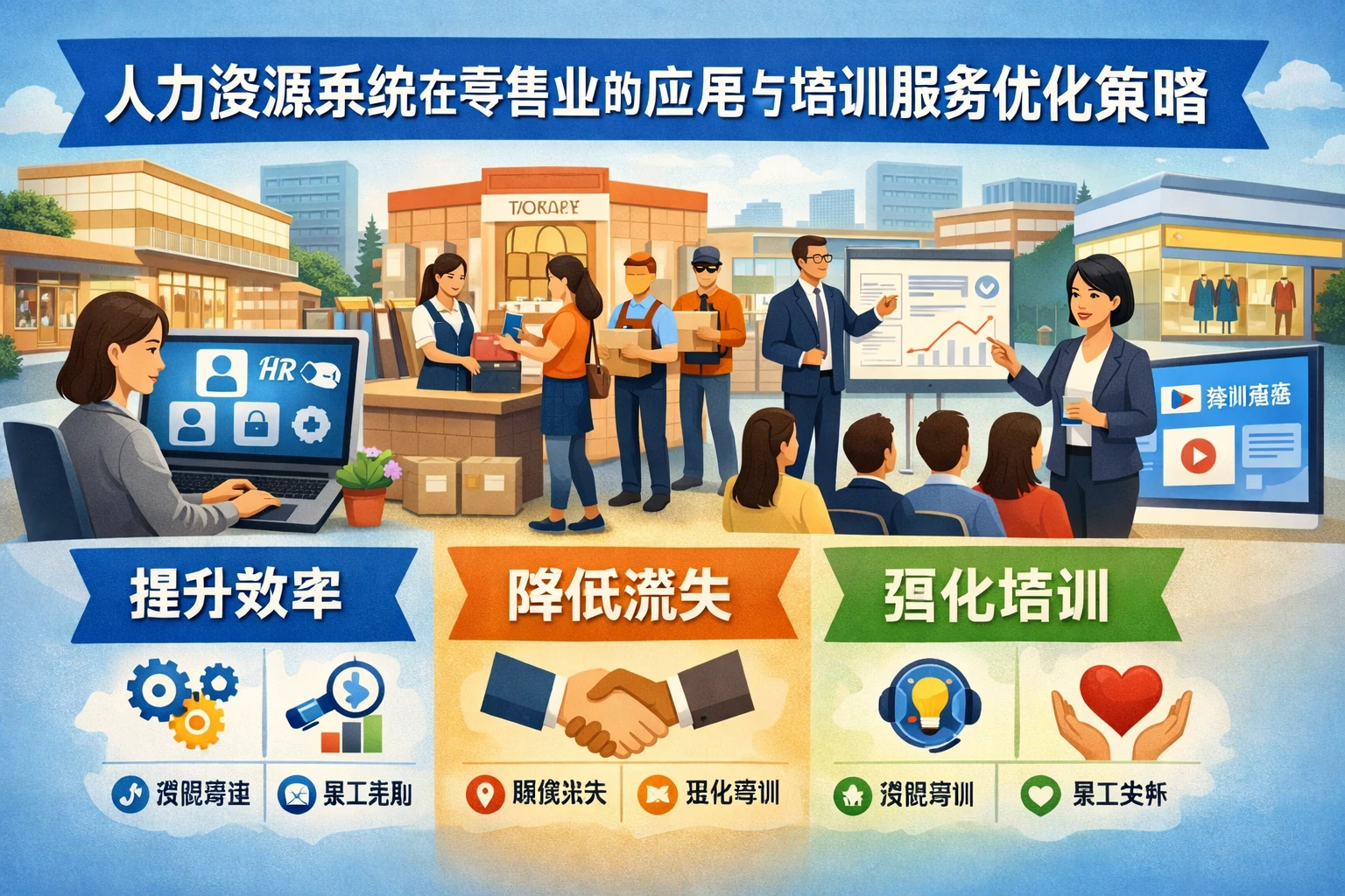 人力资源系统在零售业的应用与培训服务优化策略